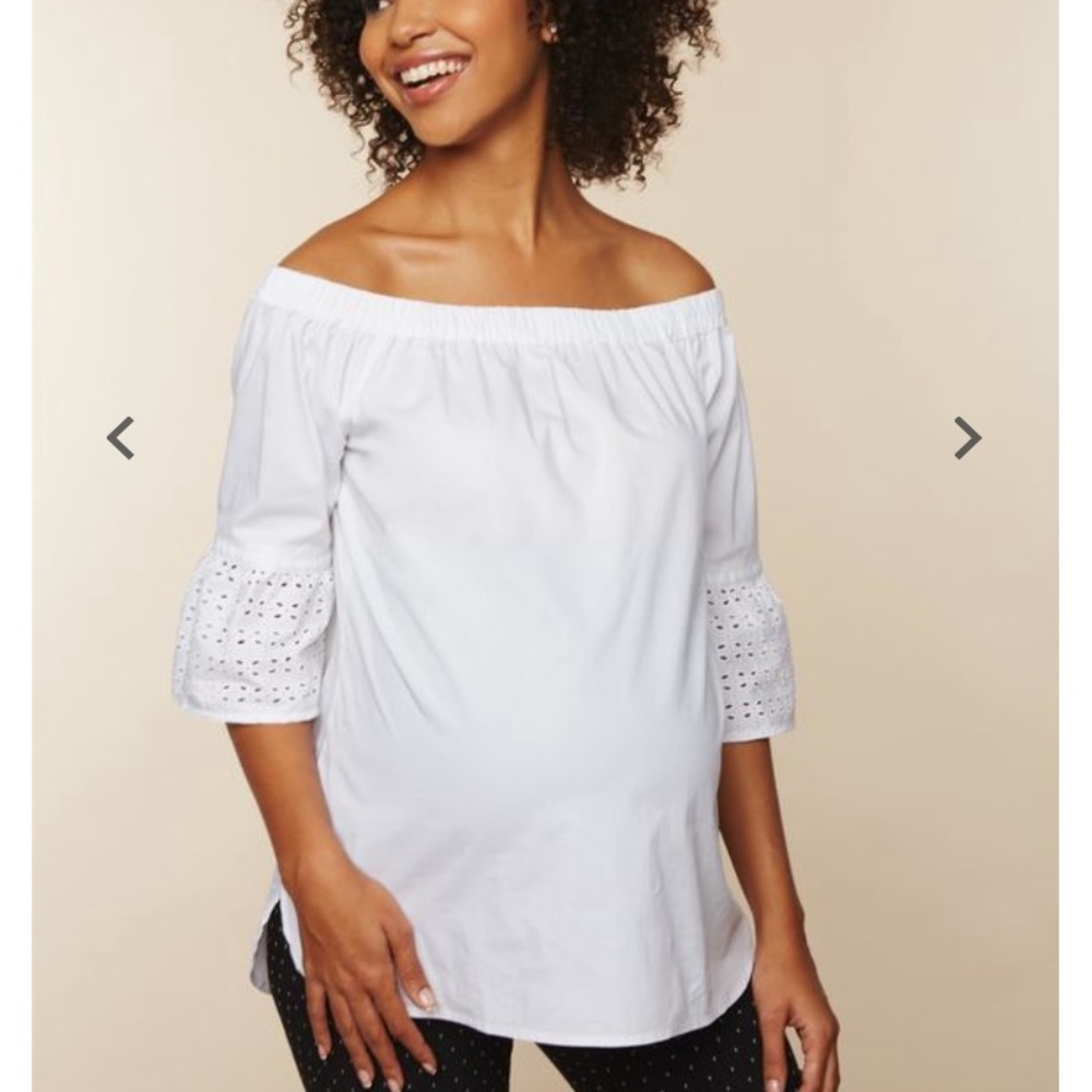 NWT Off The Shoulder Maternity Top